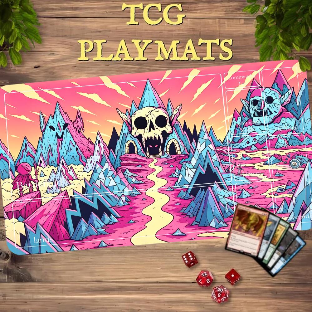 Play Mat Neoprene - Tapete de Jogo TCG Cartoon Pink