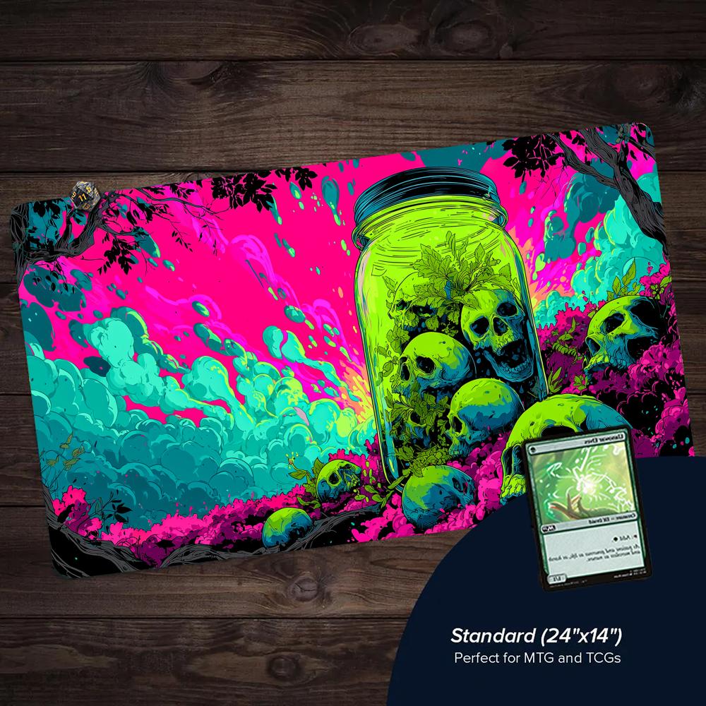 Play Mat Neoprene - Tapete de Jogo TCG Neon Jungle