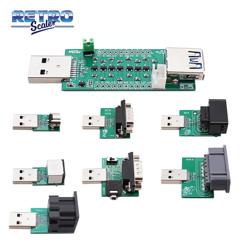 Board Game Io - Retroscaler usb 3.0 snac controlador adaptador