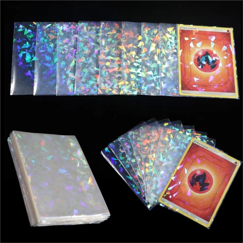 Card Sleeves Protector - Protetores de Cartas Transparentes com Efeito