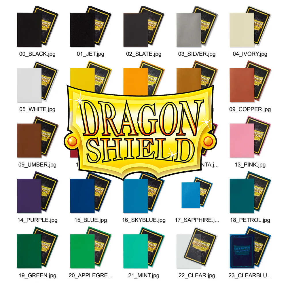 Card Sleeves Protector - 100PCS Protetores de Cartas Dragon Shield
