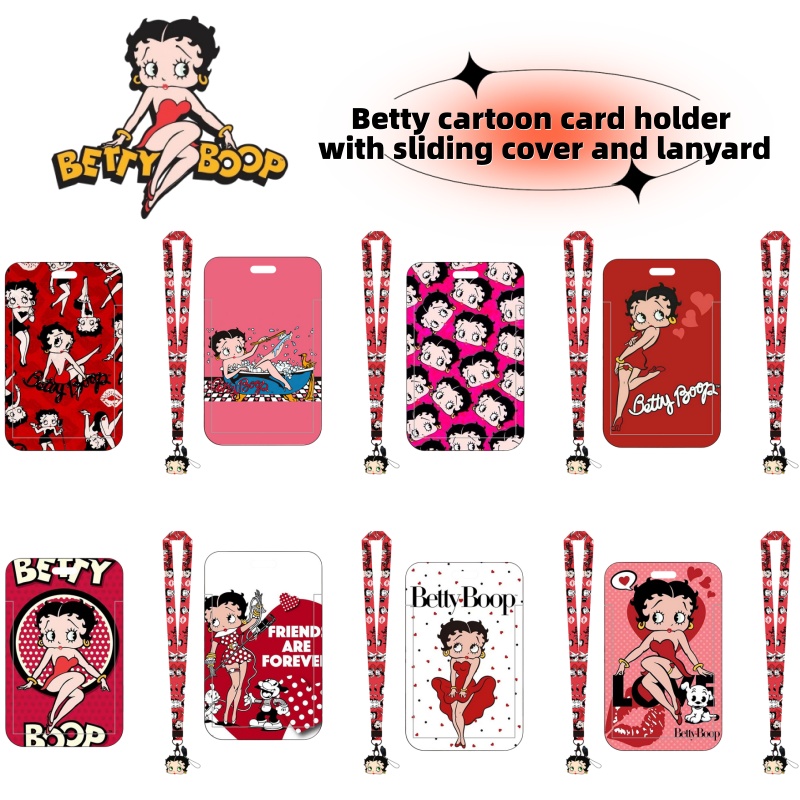 Card Sleeves Protector - Porta-cartões da série anime Betty Boop,