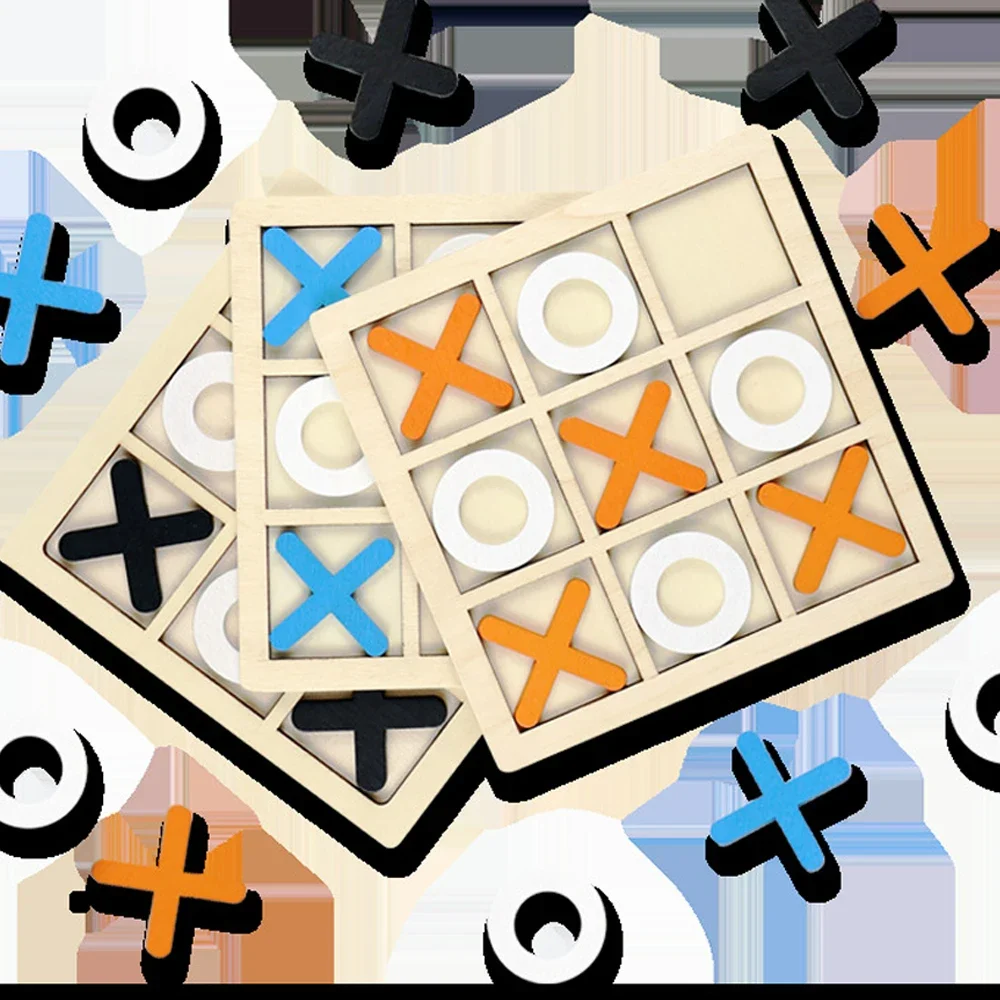 Jogo de madeira xo tic tac toe - Board Game For 6 Years Old avaliação e preço