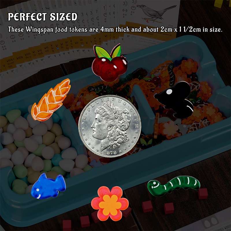 Tokens de recursos alimentares - Board Game Quiz avaliação e preço