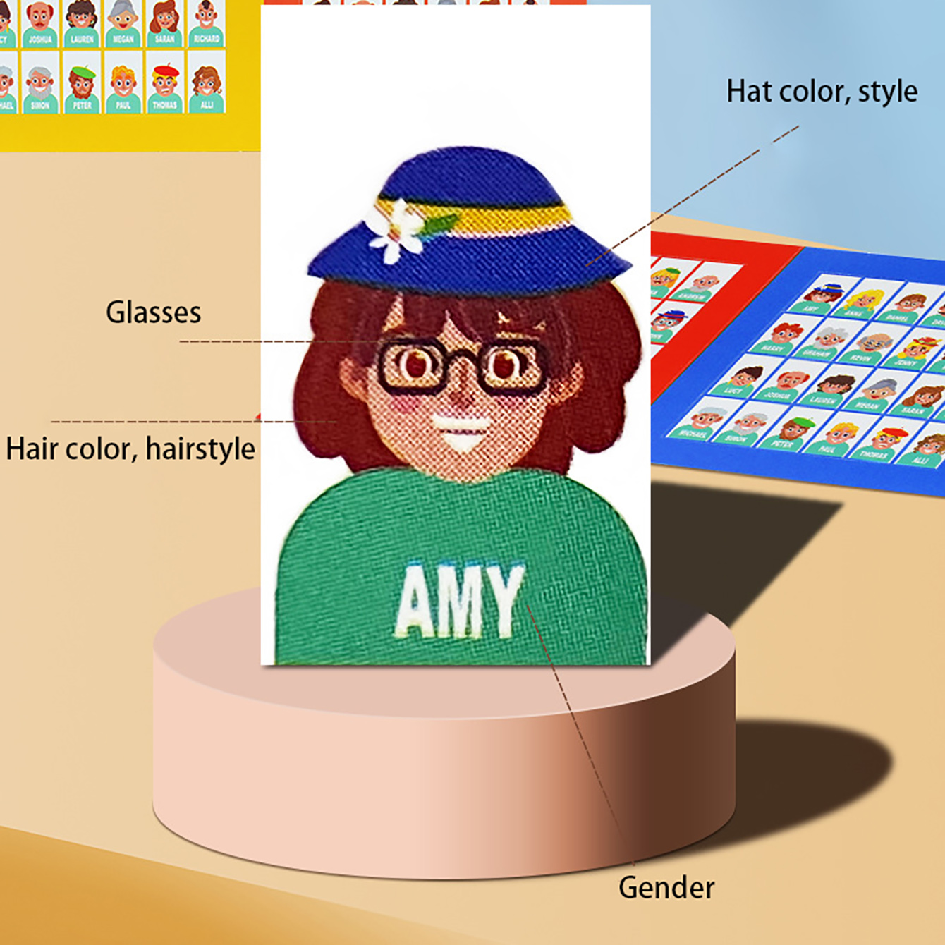 Família indivinhando jogo de t - Board Game For 6 Years Old avaliação e preço