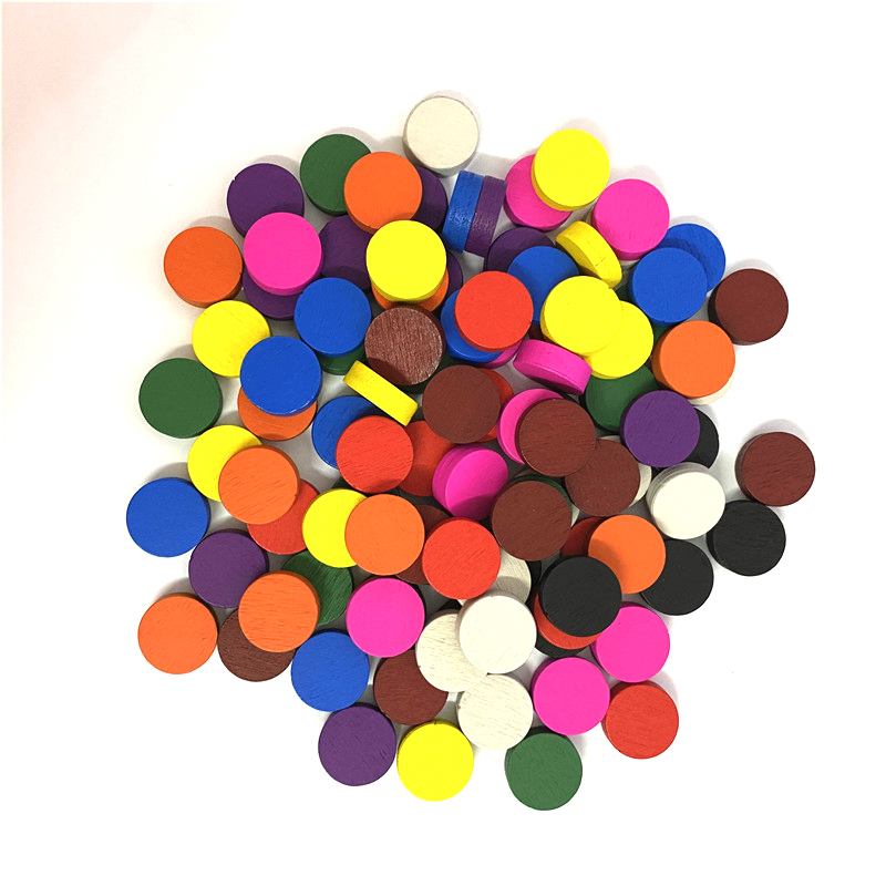 50 peças 15*5mm 11 cores disco - Board Game Quiz avaliação e preço