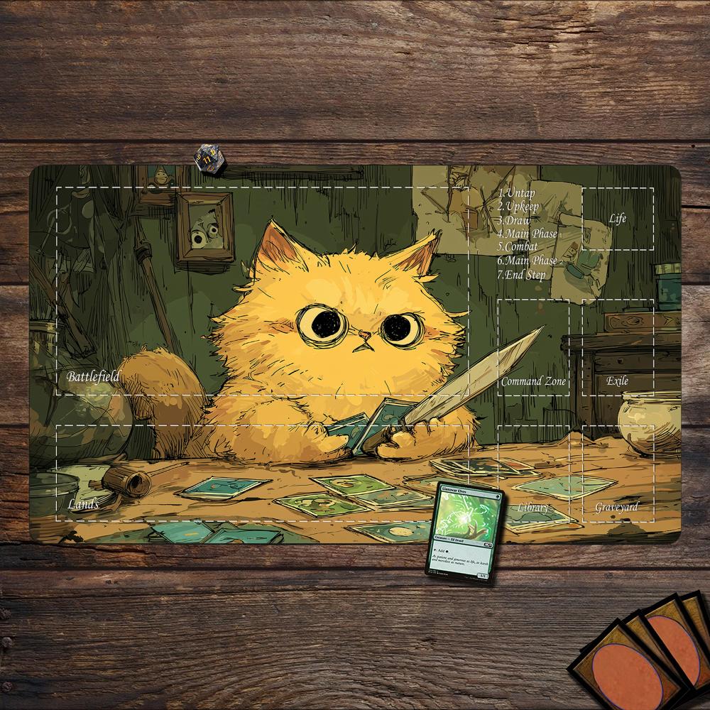 Tapete mágico de gato laranja  - Play Mat Neoprene avaliação e preço