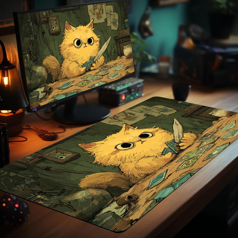 Tapete mágico de gato laranja  - Play Mat Neoprene avaliação e preço