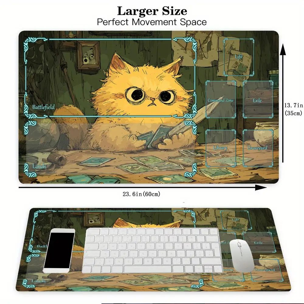 Tapete mágico de gato laranja  - Play Mat Neoprene avaliação e preço