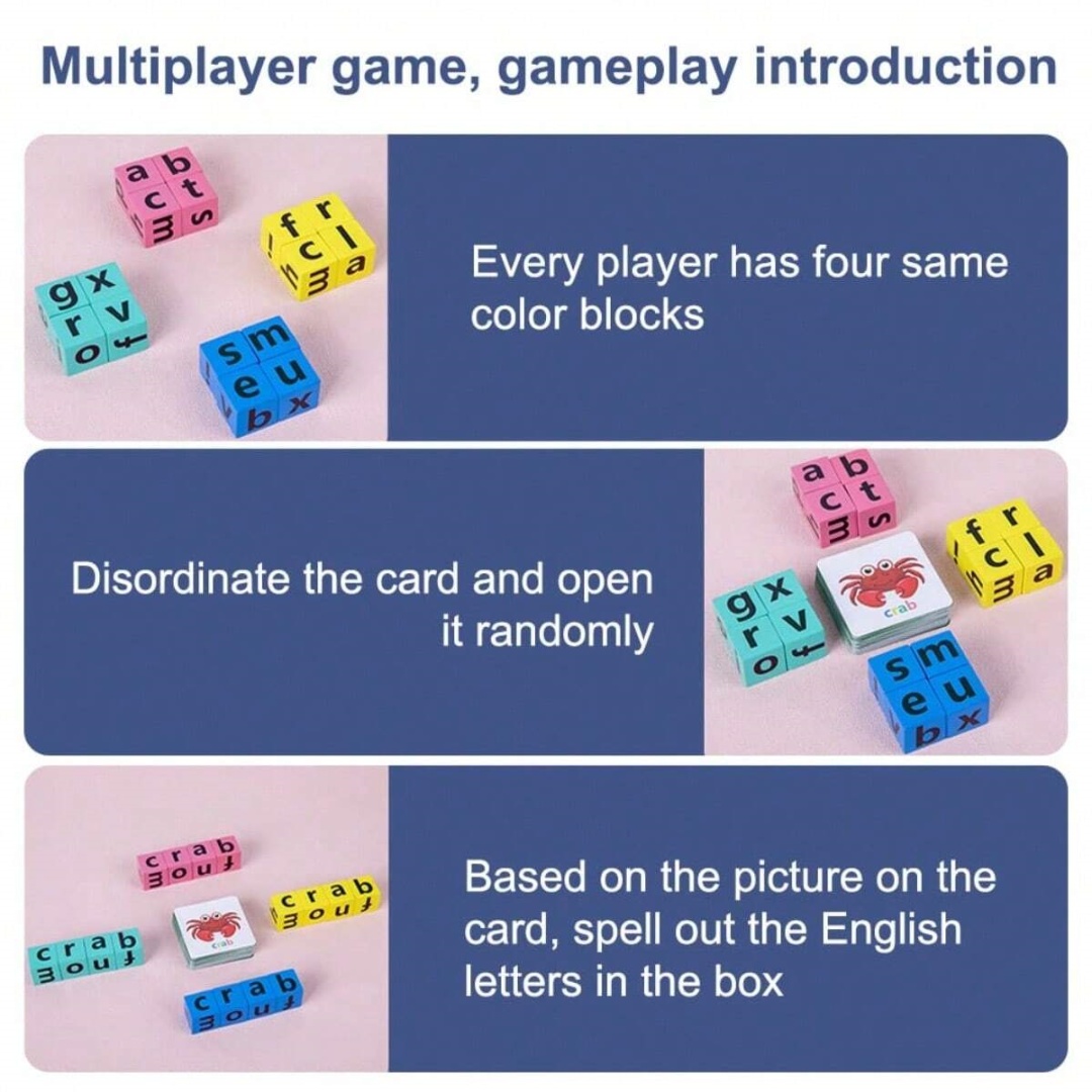 Jogo de Tabuleiro de Soletrar  - Board Game For 6 Years Old avaliação e preço
