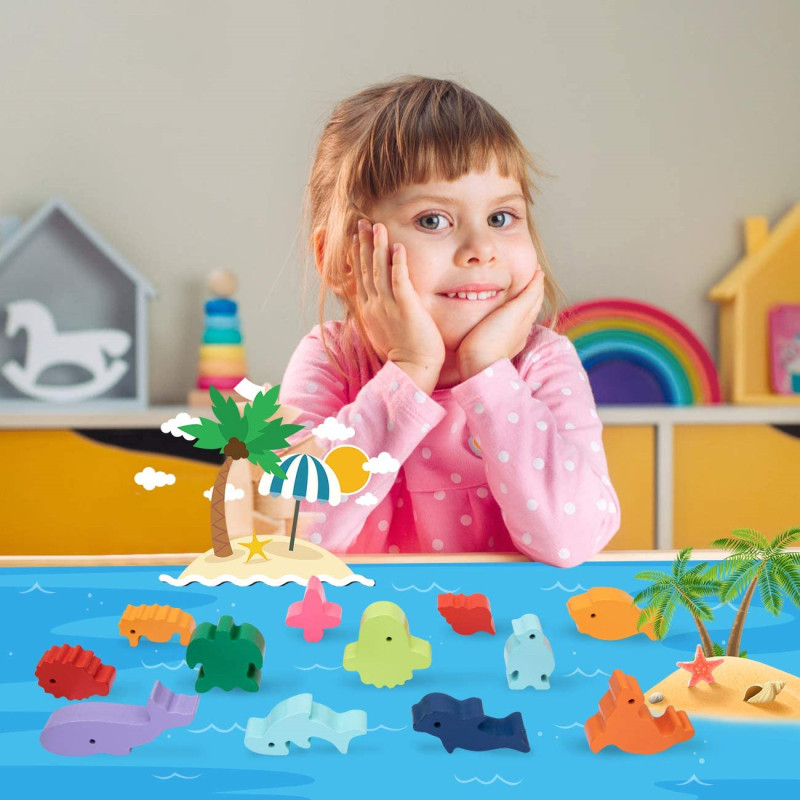 Novas crianças montessori bloc - Board Game For 6 Years Old avaliação e preço