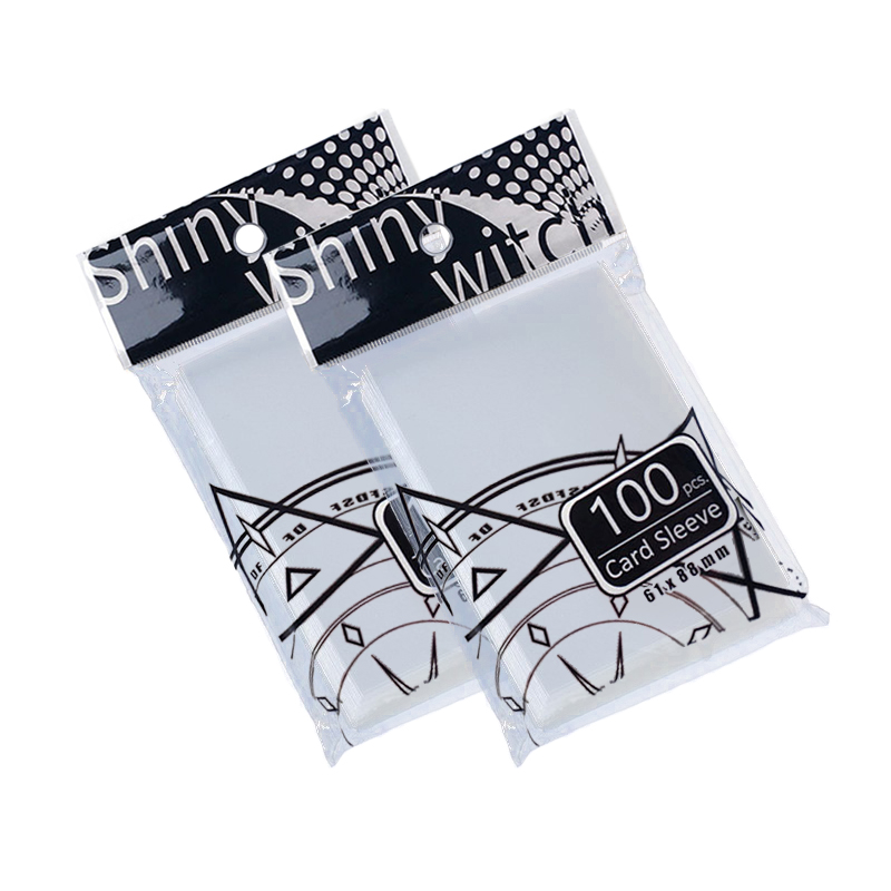 100 pçs/lote 61*88mm Mangas de - Card Sleeves Protector avaliação e preço