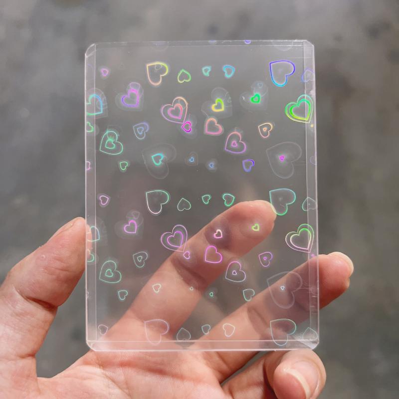 10 unidades de capas holográfi - Card Sleeves Protector avaliação e preço