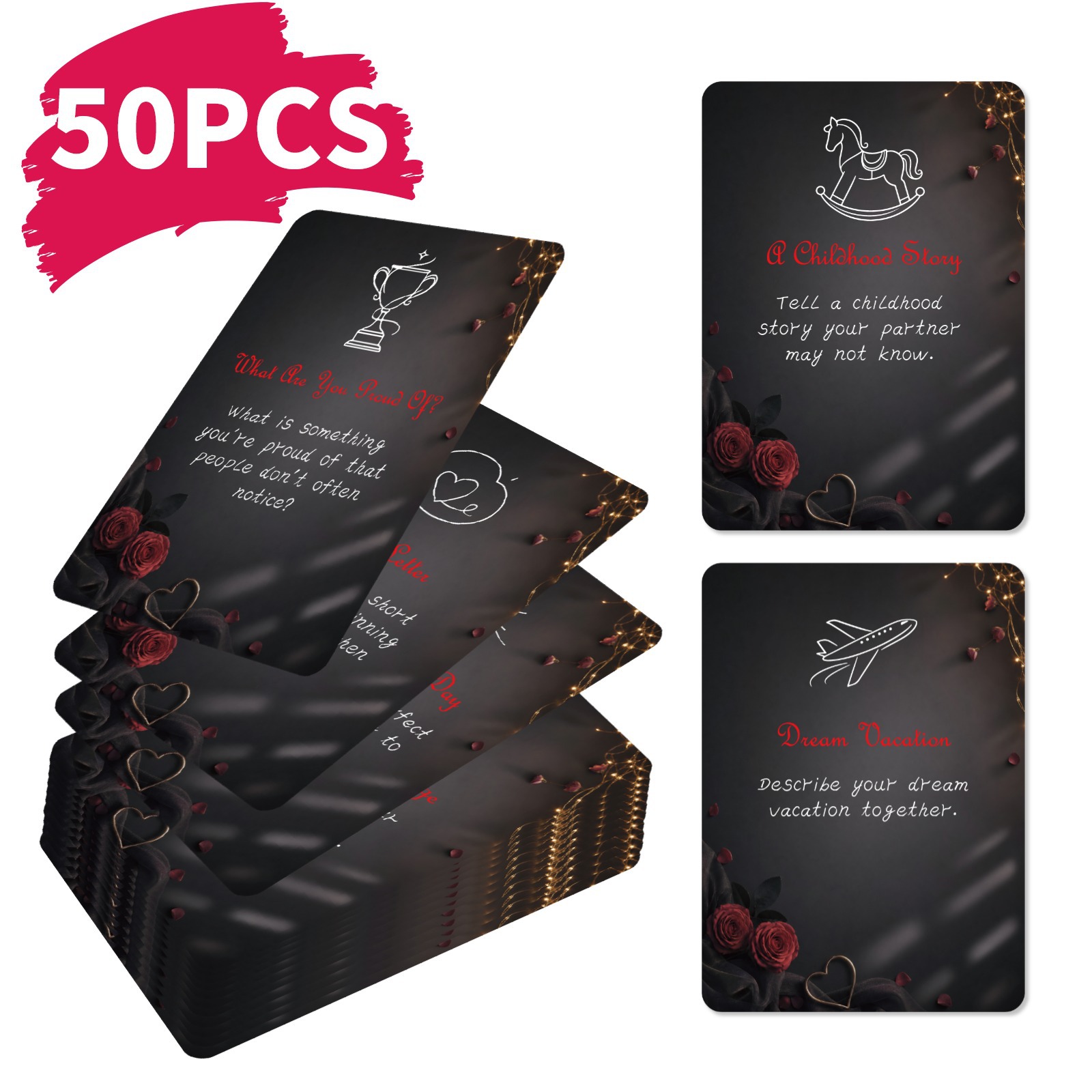 50 Cartas de Desafio Romântico - Board Game Quiz avaliação e preço