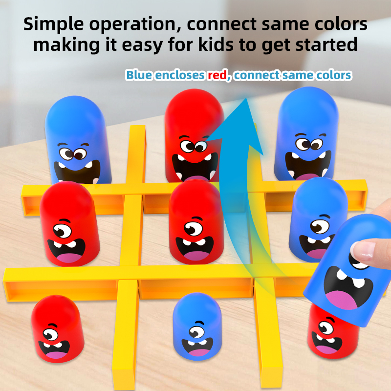 Jogo de Tabuleiro Tic-Tac-Toe  - Board Game For 6 Years Old avaliação e preço