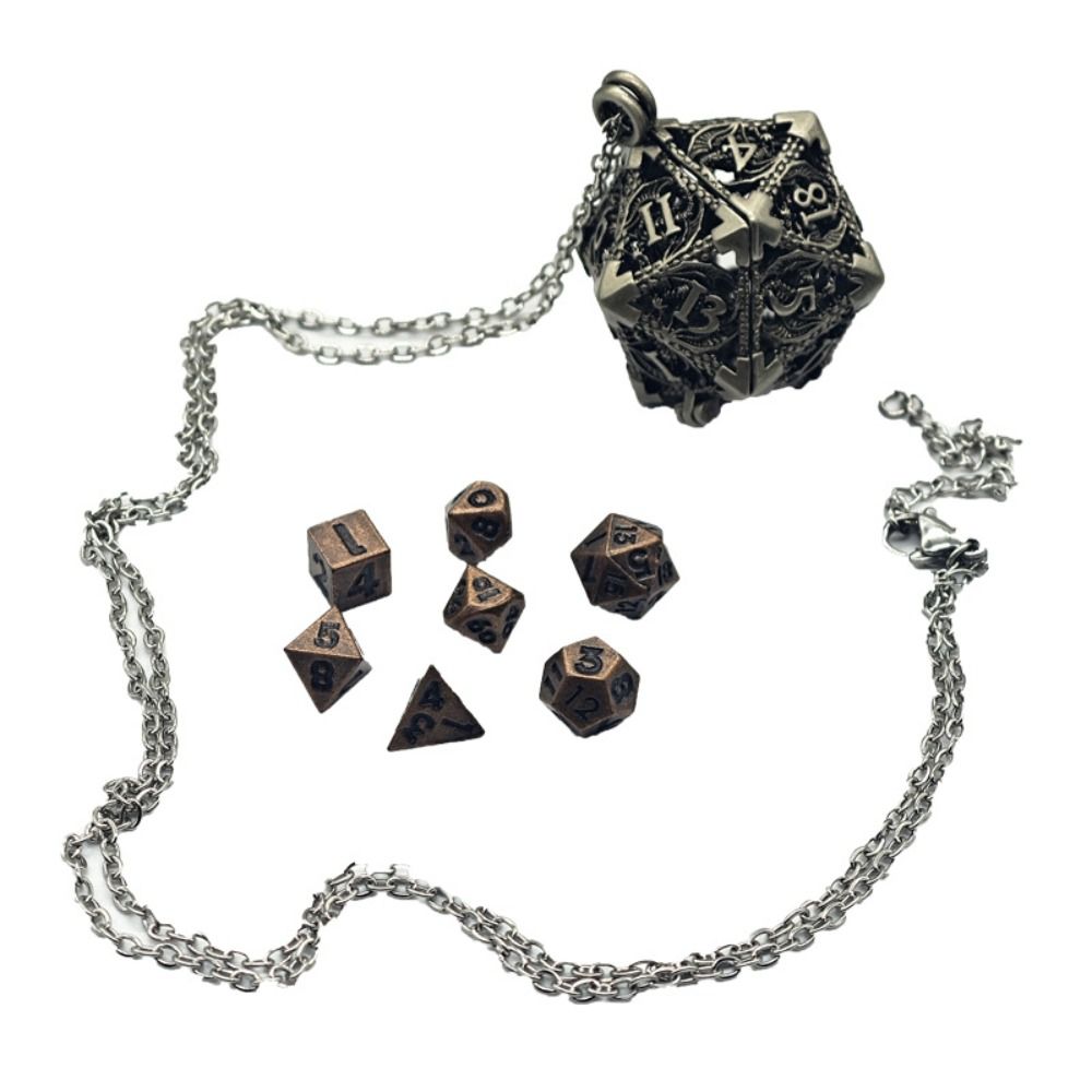 1 conjunto de dados de metal o - Board Game Io avaliação e preço